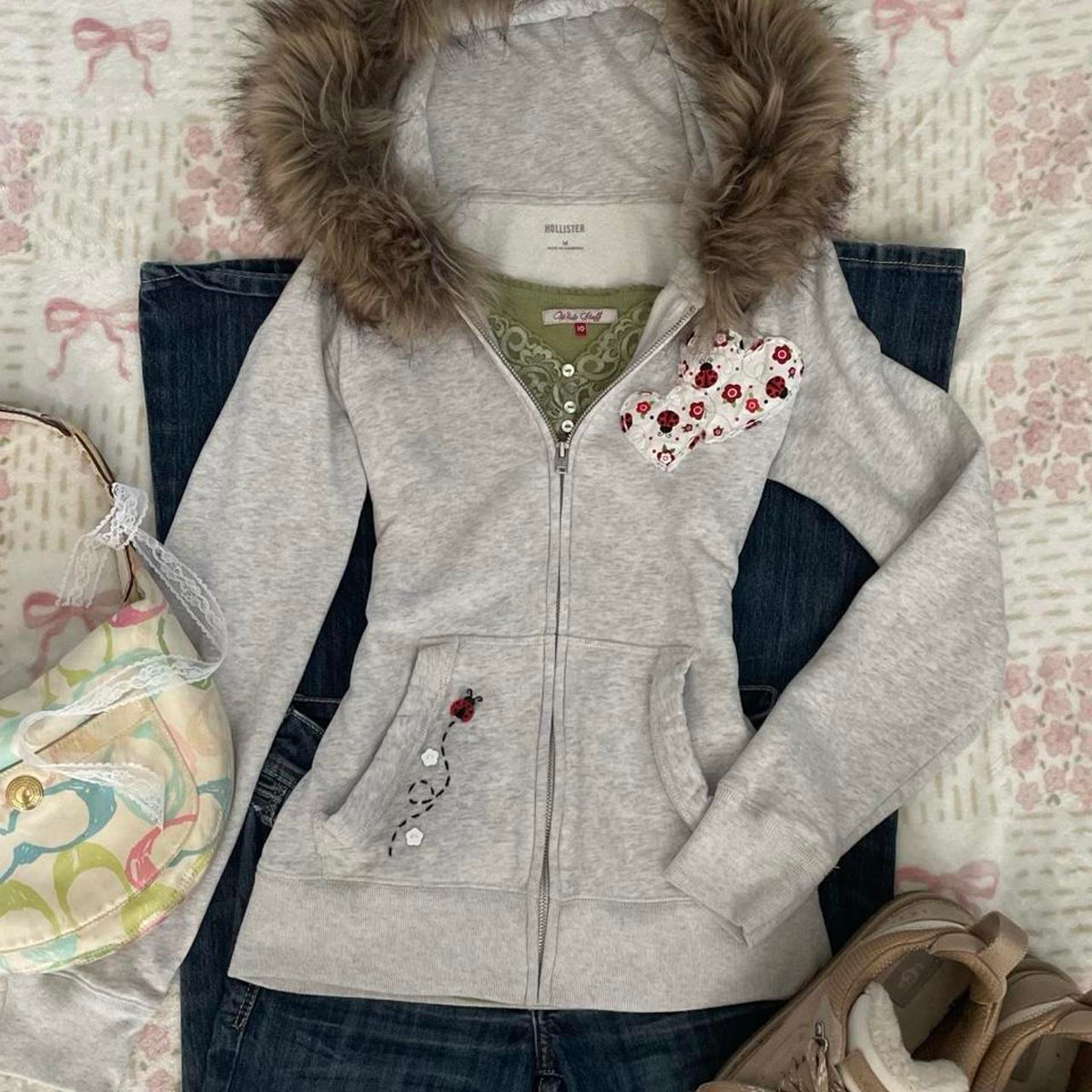 Ladybug Zip-Up Hoodie