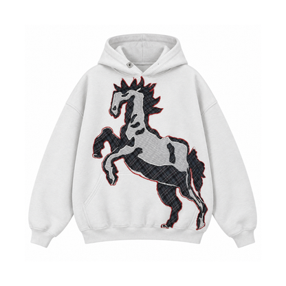 Patchwork Horse Hoodie